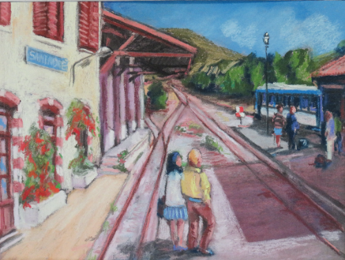 Narrow guage Chemin de Fer de Provence at Saint Andre.