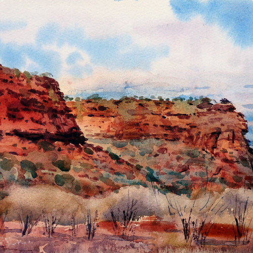 Kennedy Ranges en plein air