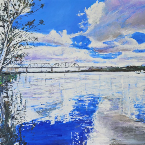 Cloud Reflections on Murray River