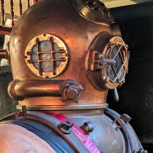 Vintage Diving Helmet