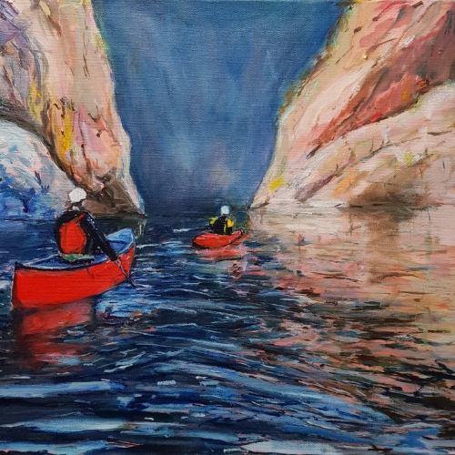 Canoeing through the Canyon