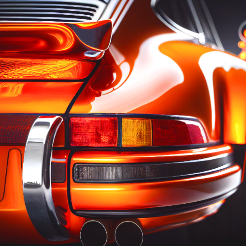 Orange Porsche 911 Outlaw