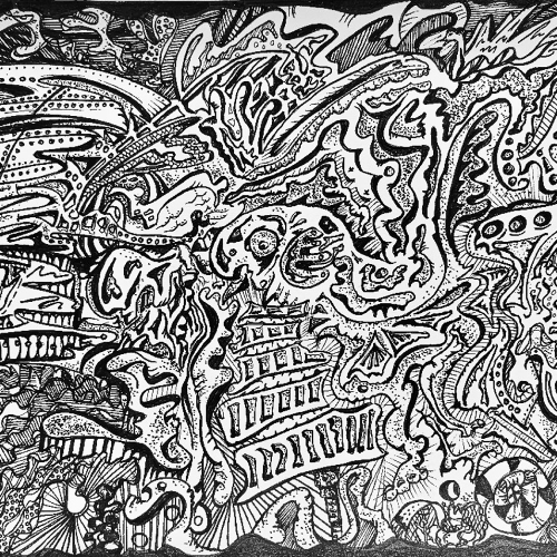 Abstract Ink Drawing