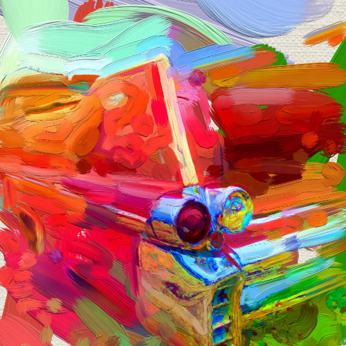 Psychedelic Tail Lights