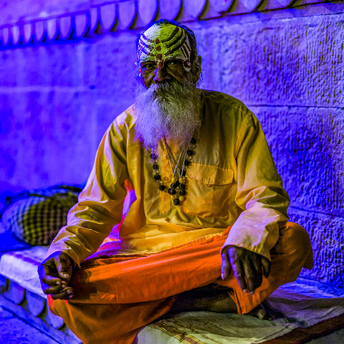 Indian Sadhu in Meditation
