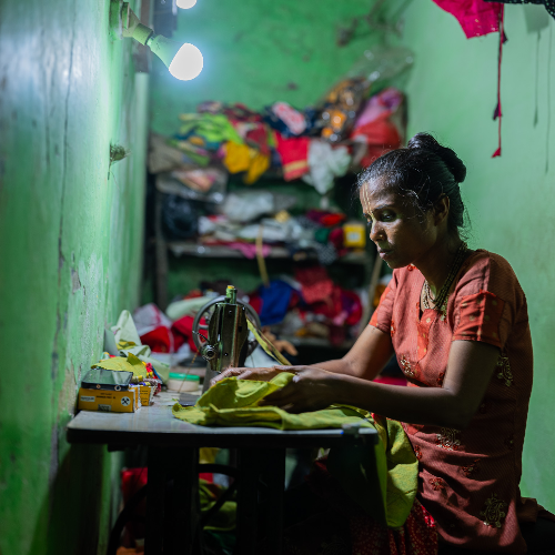 Seamstress at Work