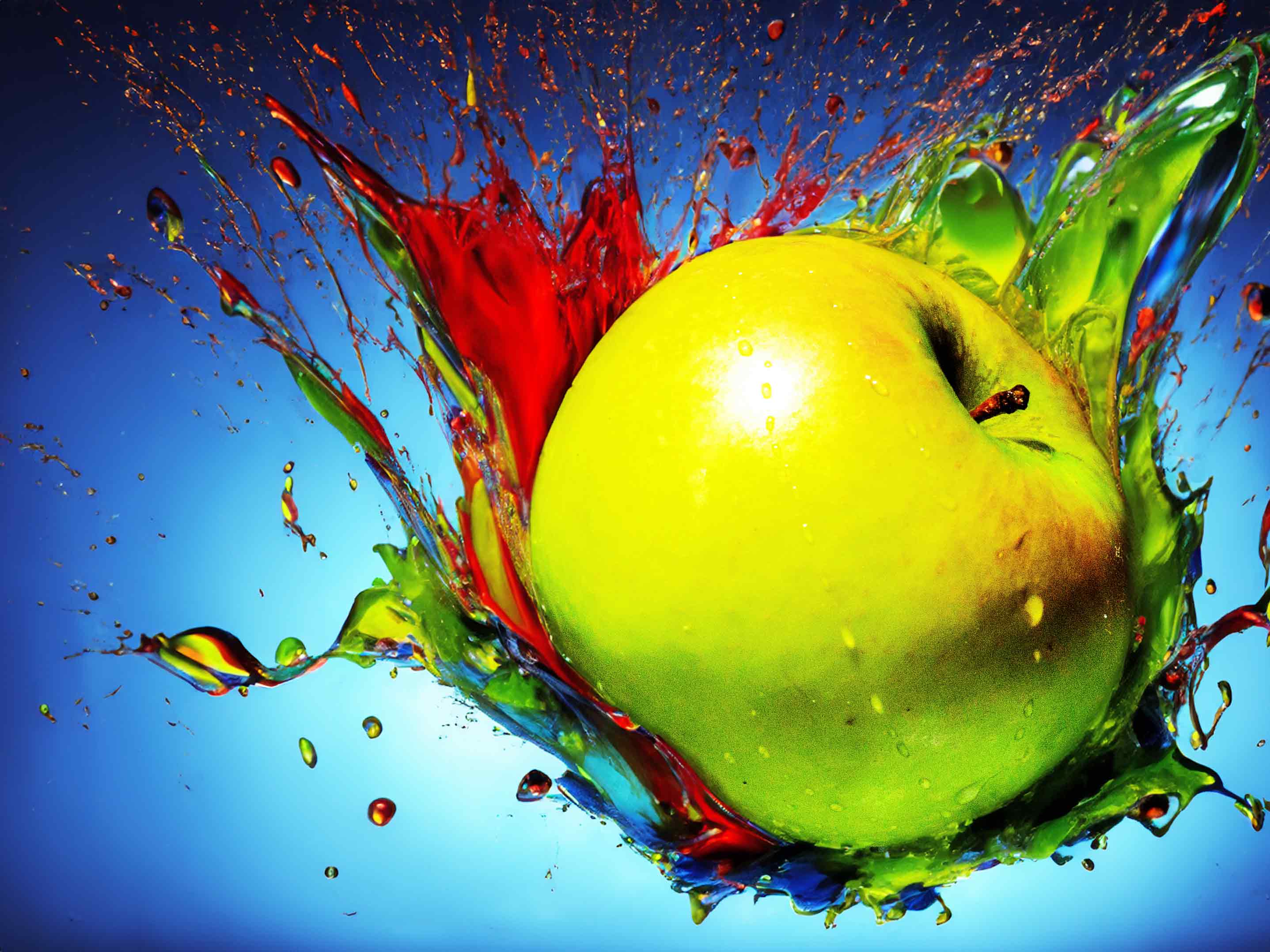 Chromatic Apple Splash