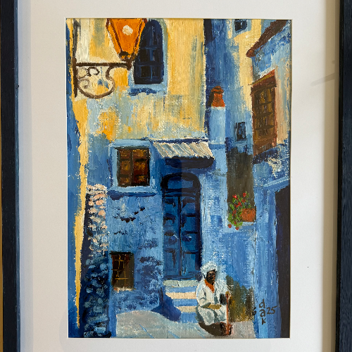 Village Life - Blue Morocco #1