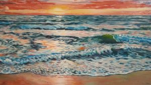 Cottesloe Strong Red Sunset