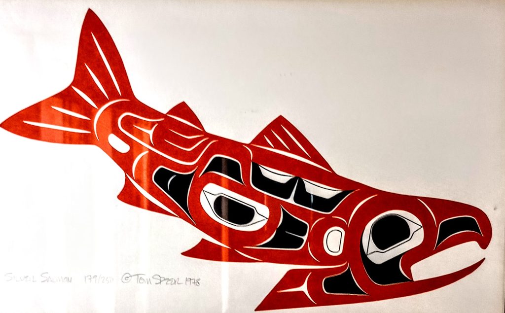 Tom Speer - Fish In The Inuit Haida Art Style Of Canada