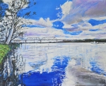 Cloud Reflections on Murray River 1800300 bluethumb