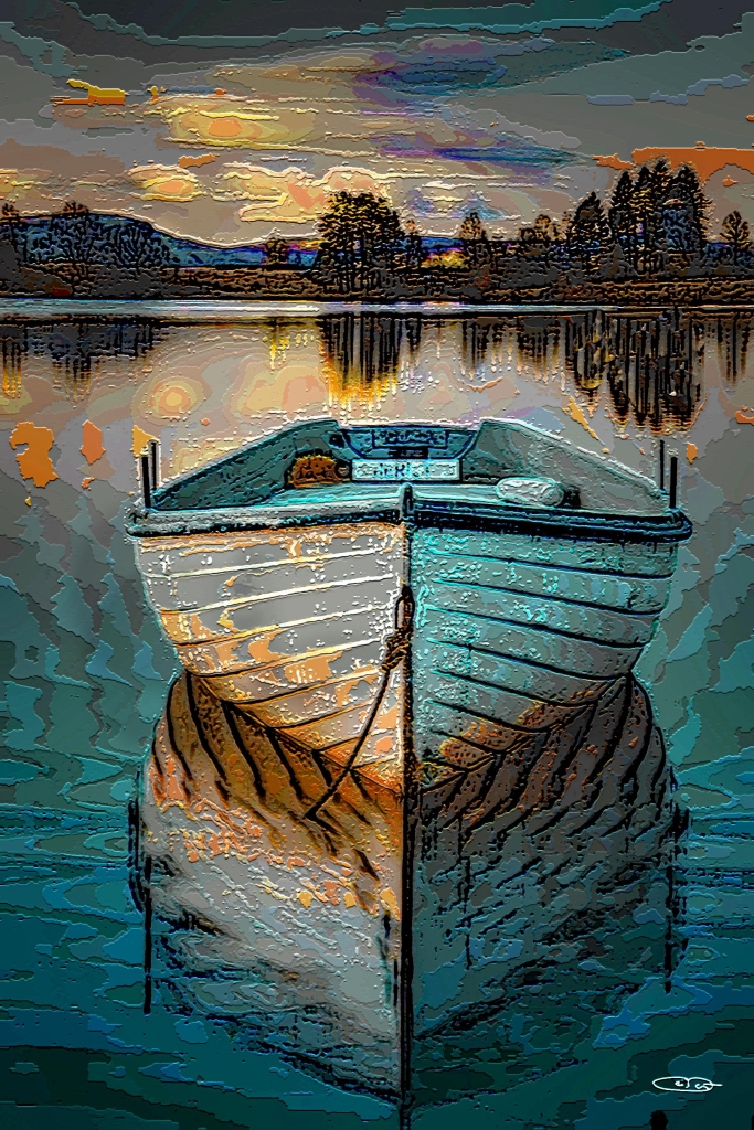 The Boat\'s Reflection