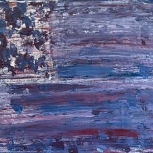 Abstract Expressionist Painting - Really Old Glory