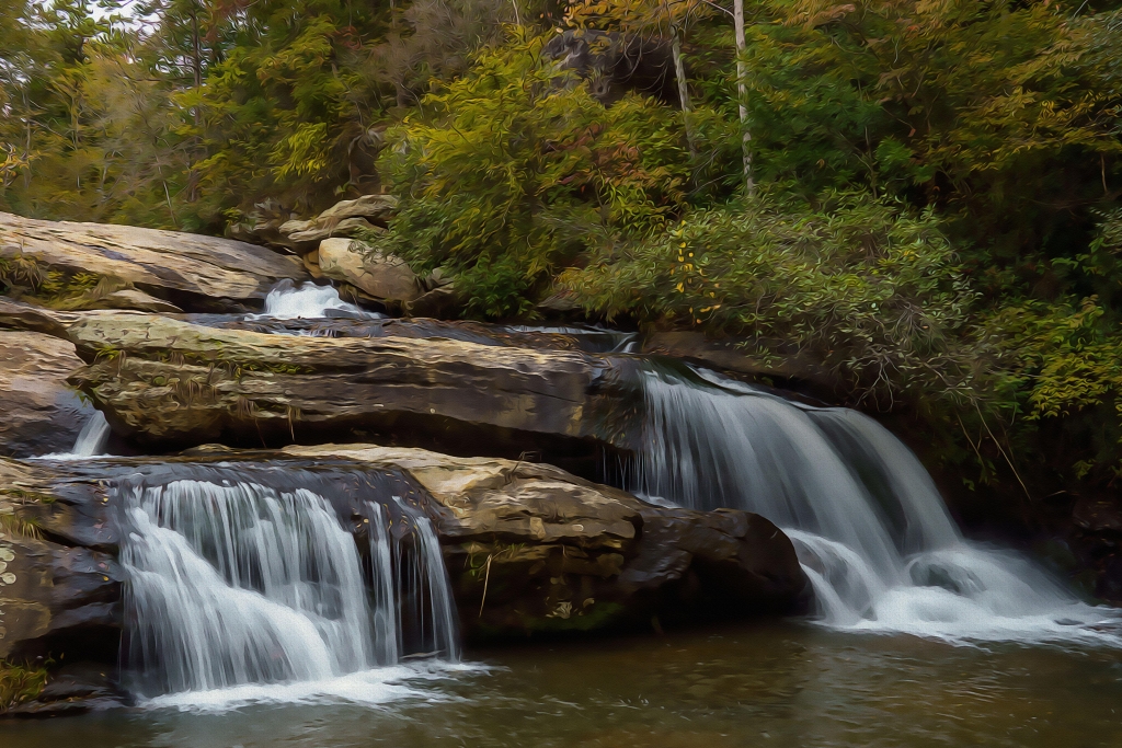 Dueling Waterfall