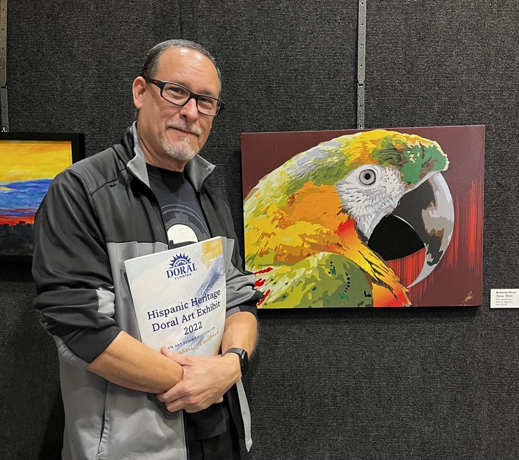 A Vivid Portrait of a Macaw