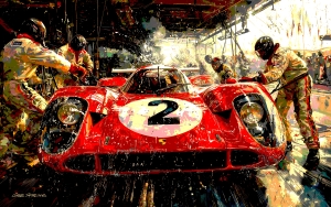 Porsche 917 at Le Mans