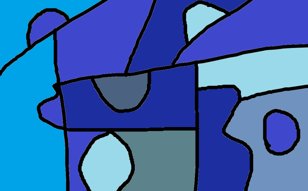 Abstract Blue Rhapsody