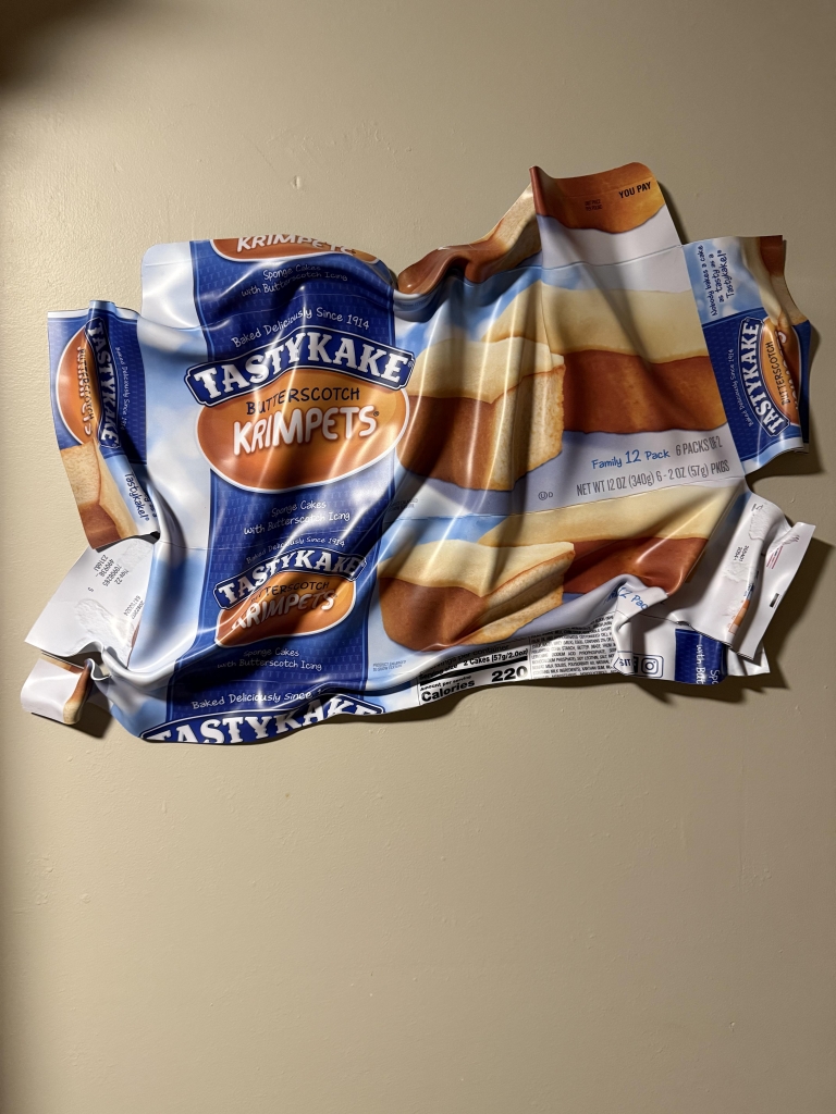 Tastykake Krimpets Wall Sculpture