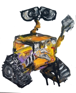 WALL-E Abstract Painting