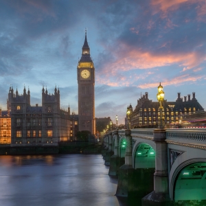 London's Big Ben at Twilight