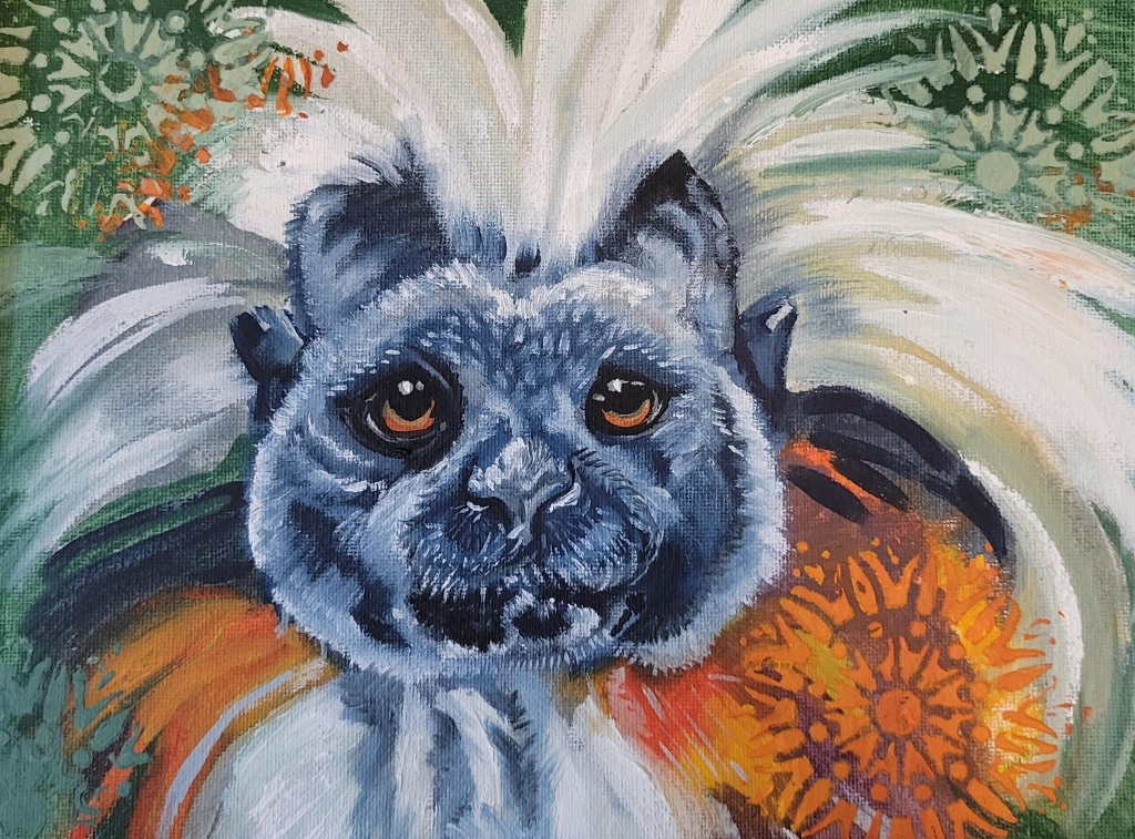 Mystic Cotton Top Tamarin (Embellished Species Series)