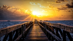 Sunrise at the Fishing Pier