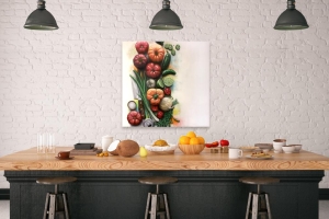 Vibrant Still Life of Vegetables