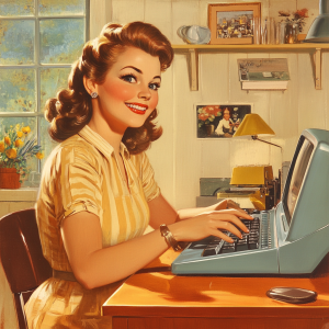 Retro Secretary