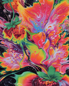 Cosmic Strawberry Bloom