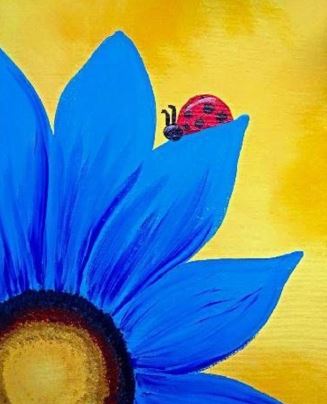 Cobalt Bloom and Crimson Guest