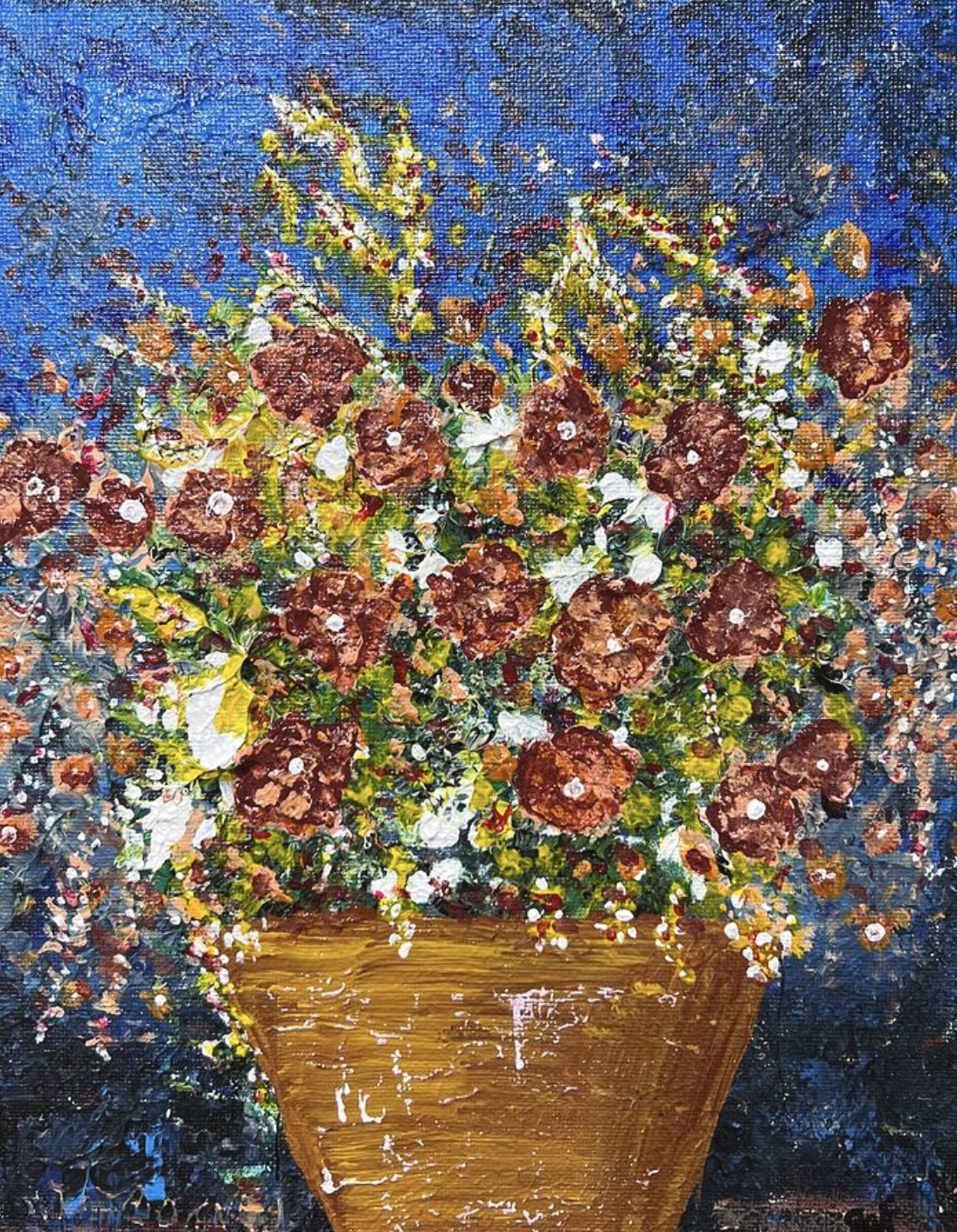 Floral Rhapsody in Autumn Hues