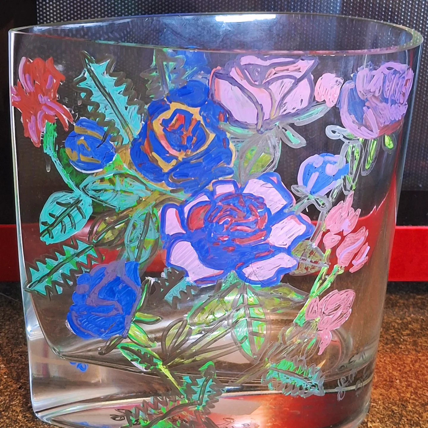 Floral Rhapsody on Glass