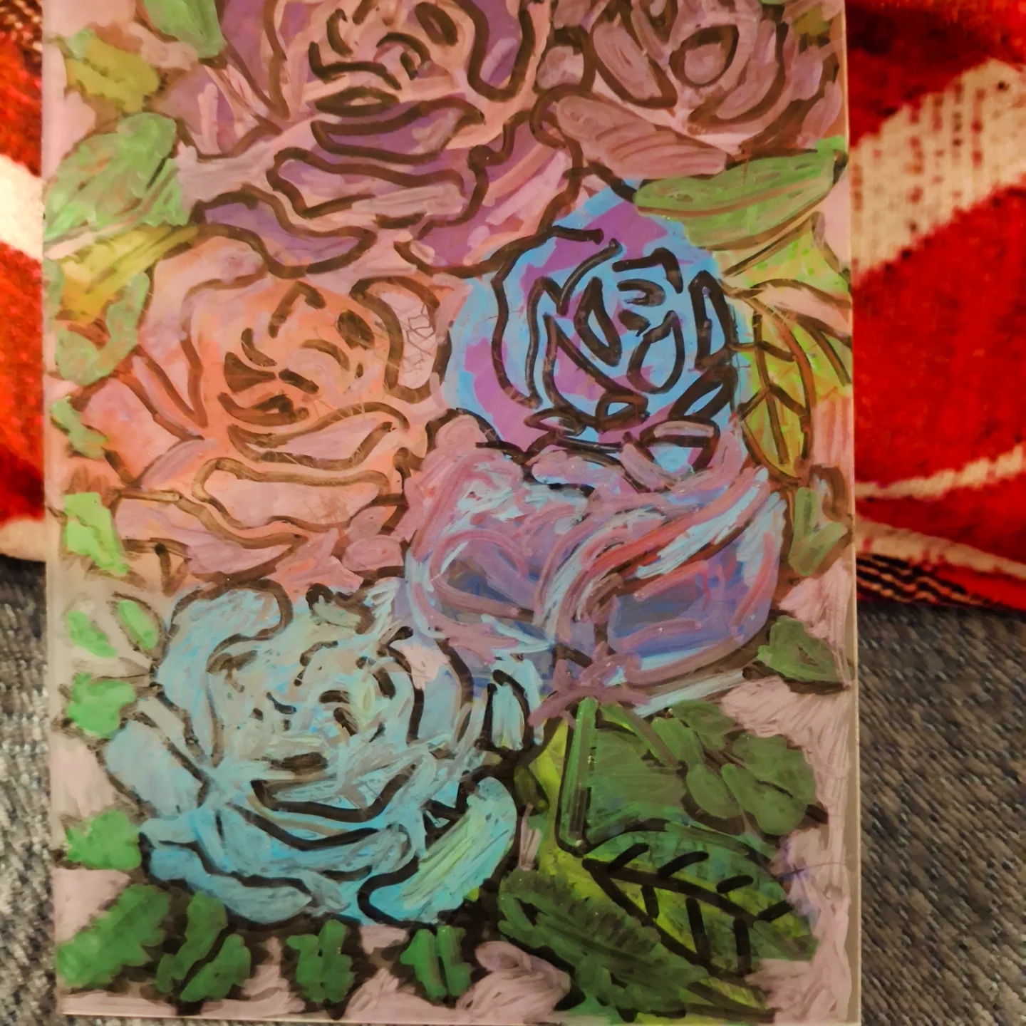 Abstract Rose Garden