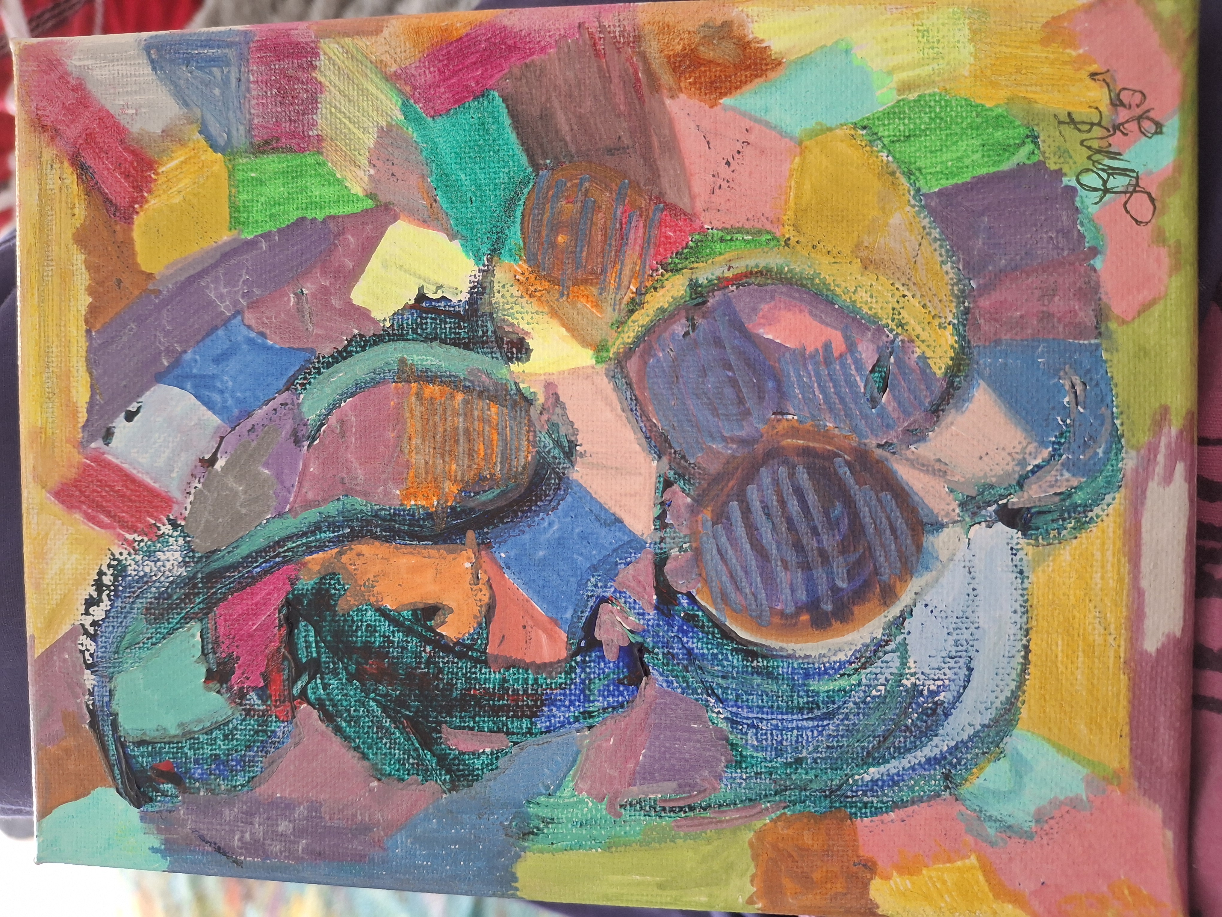 Abstract Expression of Joyful Chaos