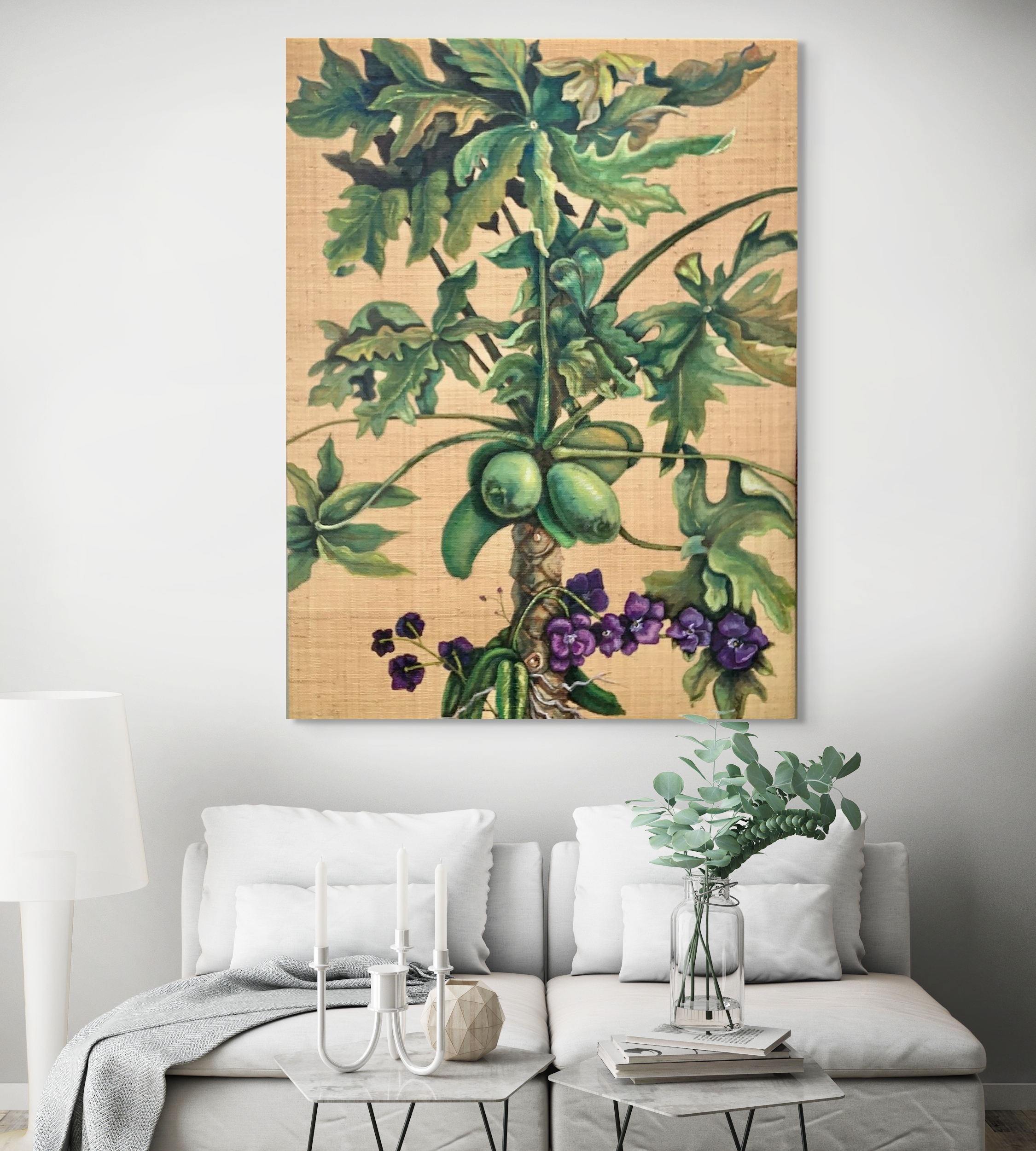Papaya and Orchids