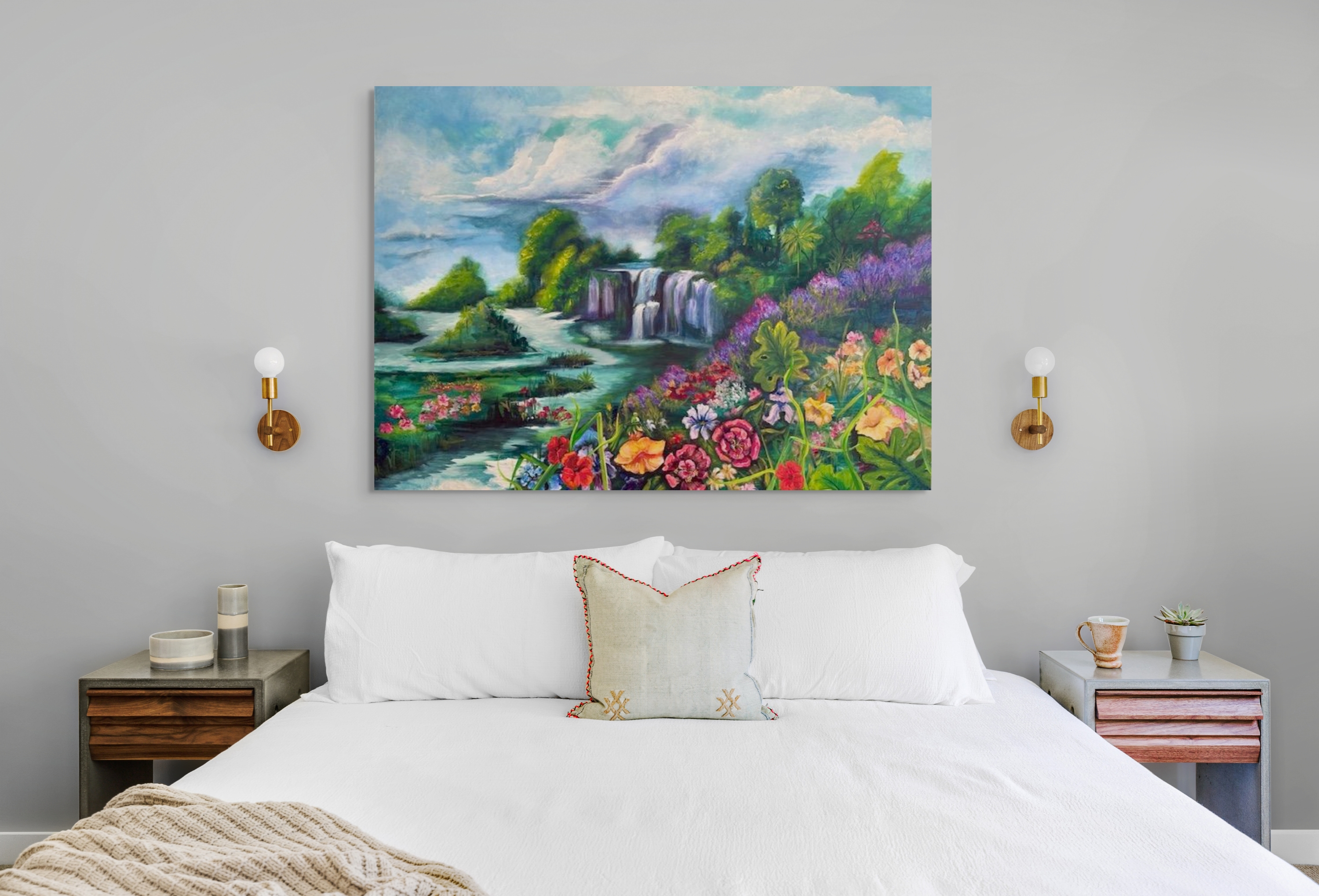 Serene Waterfall Oasis
