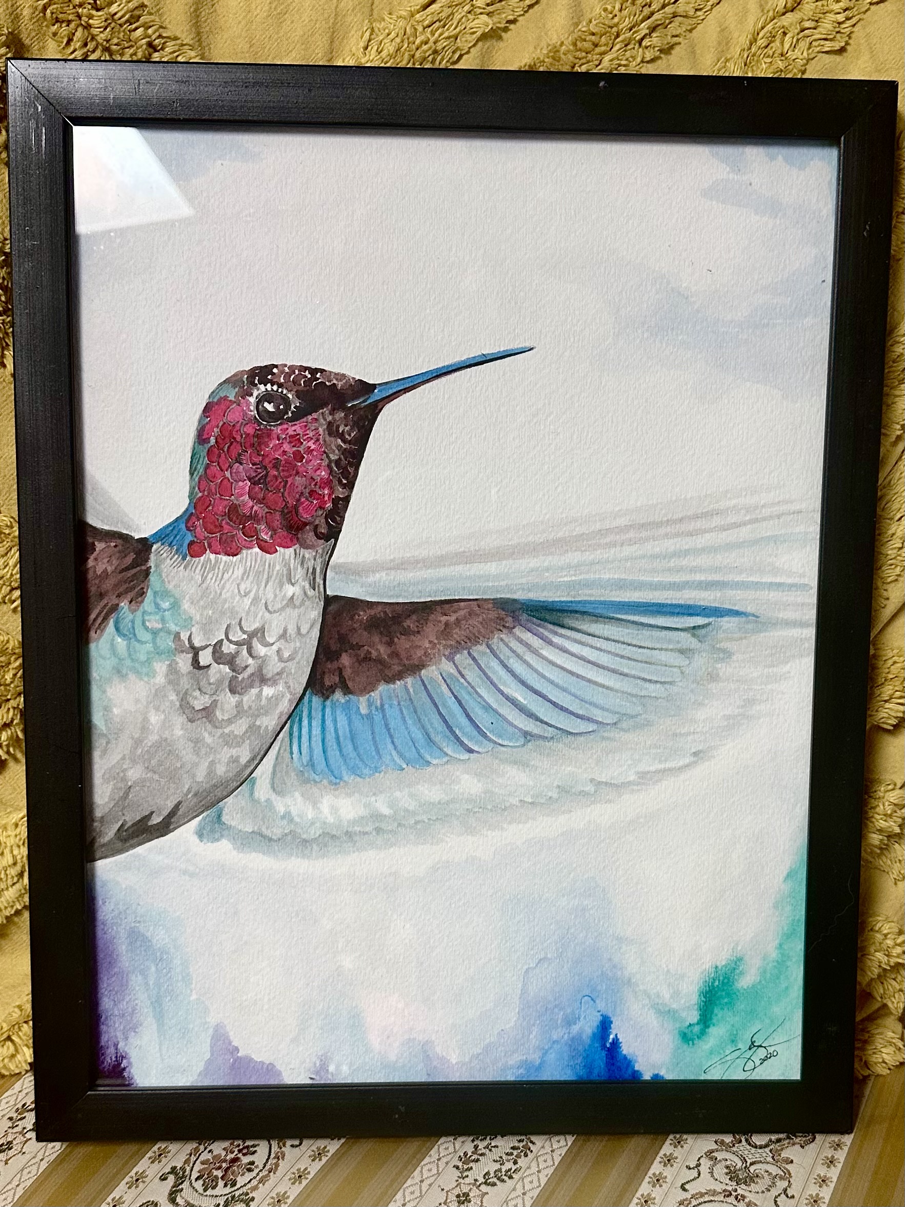 Hummingbird in Flight